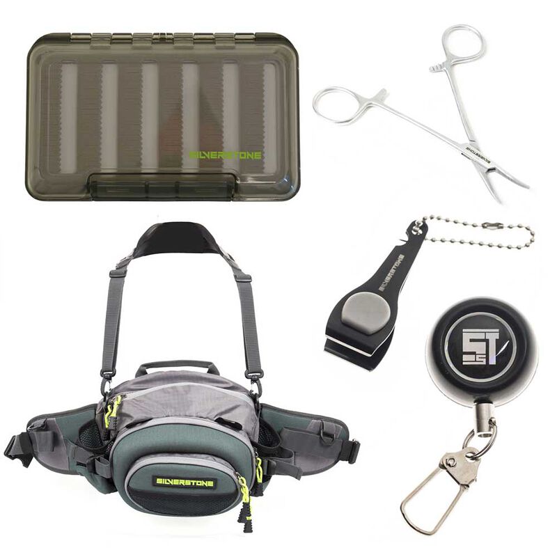 Pack bagagerie mouche silverstone hip and spin pack + outils + boite à mouches - Packs | Pacific Pêche