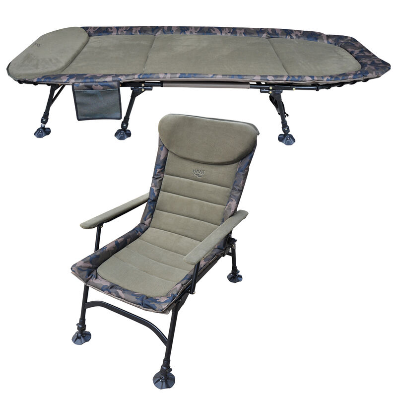 Pack Mack2 Bedchair + Levelchair H Max Camo - Packs | Pacific Pêche
