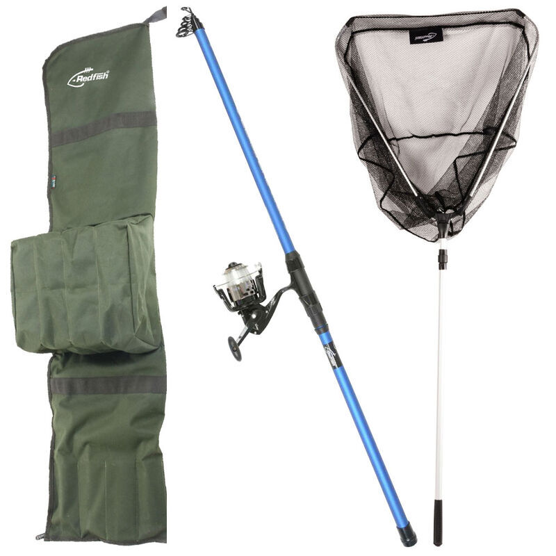 Pack pr&ecirc;t &agrave; p&ecirc;cher carnassier redfish d&eacute;couverte pos&eacute; (1 canne) - Cannes P&ecirc;che au Pos&eacute; | Pacific P&ecirc;che