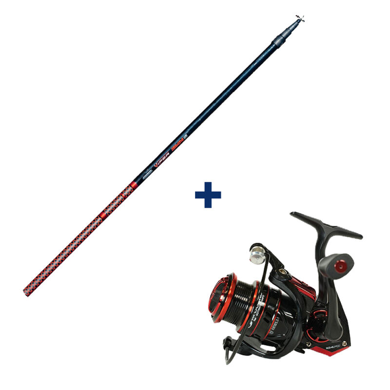 Ensemble Garbolino Canne Téléréglable 4m80 + Moulinet 1000 - Packs | Pacific Pêche