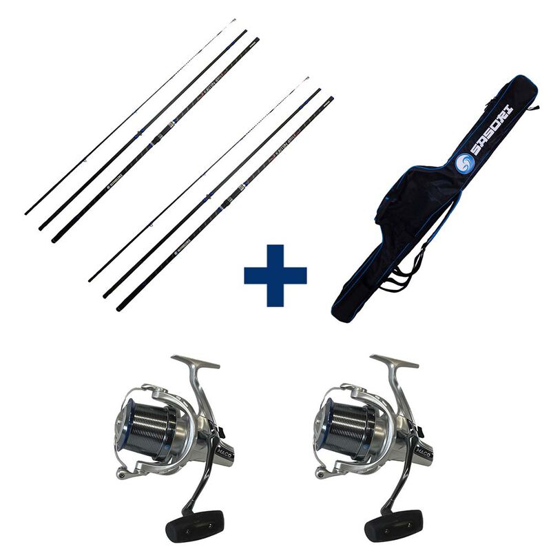 Pack Kaiten 420 Power Surf + Mago XR 8000 100-250g 4m20 - Packs et ensembles | Pacific Pêche