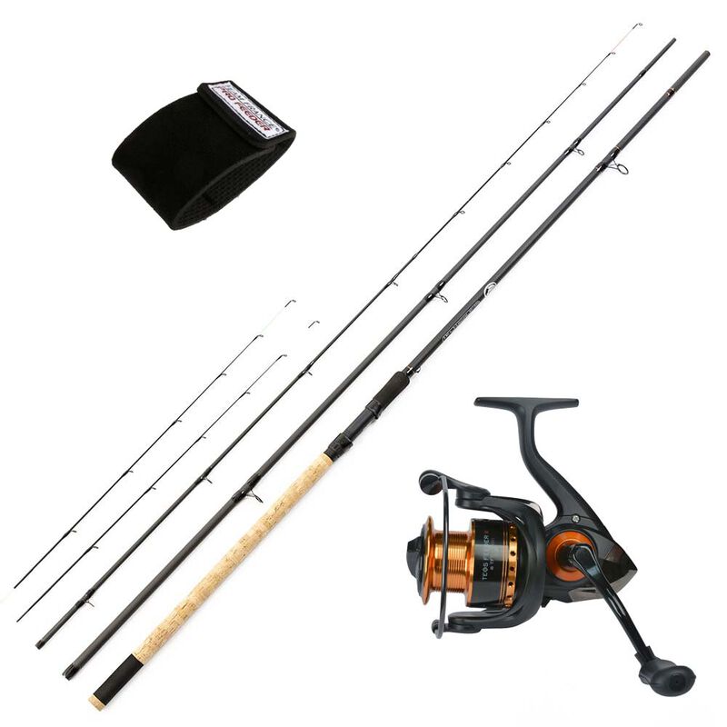 Pack Team France Teos feeder 3.90 + Moulinet Teos Feeder 4000 + attache canne - Ensembles feeder | Pacific Pêche