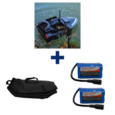 Pack Dark Water NG Boat + 2 Batterie 12000 mAh + SAC - Appâts / Bateaux amorceur / Spodding | Pacific Pêche