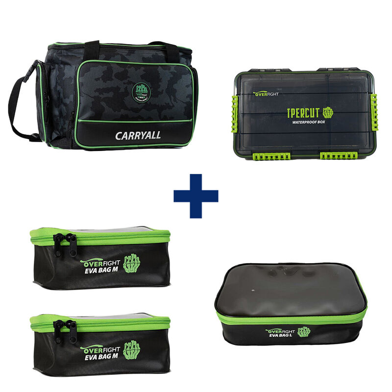 Pack Ipercut Carryall + Ipercut Box + 2 Eva Bag M + Eva Bag L - Packs et ensembles | Pacific P&ecirc;che