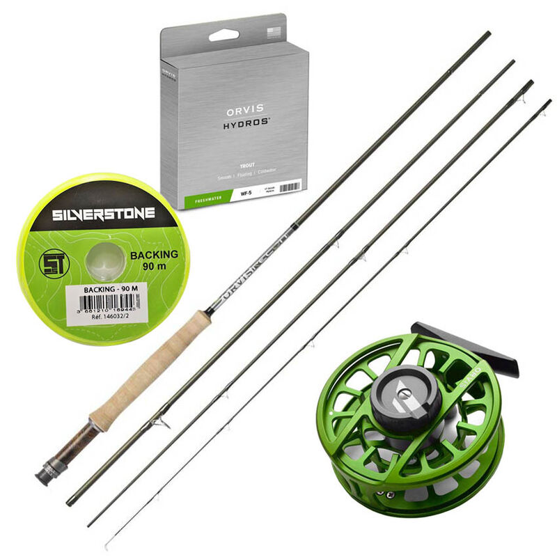 Pack mouche Orvis RECON 10' soie4 + moulinet hydros + soie + backing - Packs | Pacific P&ecirc;che