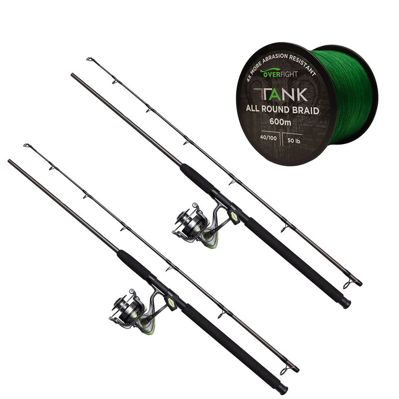 Ensemble full cat allround +tank allround braid 40/100 - Packs et ensembles | Pacific Pêche