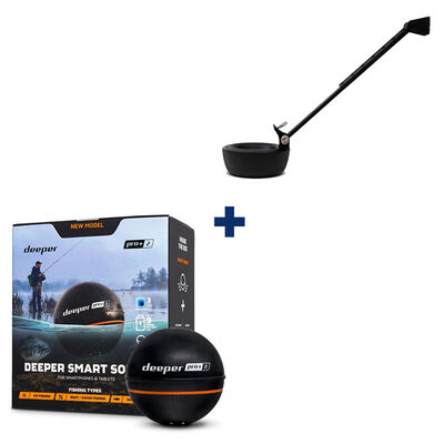 Pack Deeper Pro +2 + Support pour fixation sur bateau amorceur - App&acirc;ts / Bateaux amorceur / Spodding | Pacific P&ecirc;che