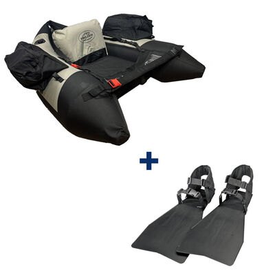 Pack Float Tube Frazer Agility 130 + Palmes - Packs | Pacific P&ecirc;che