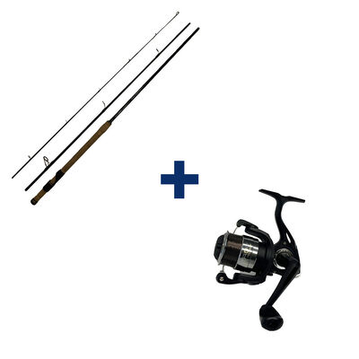 Ensemble MASTER MINNOW 3BRINS 270 5-15G + FIRST TROUT 2000 FD - Packs | Pacific P&ecirc;che