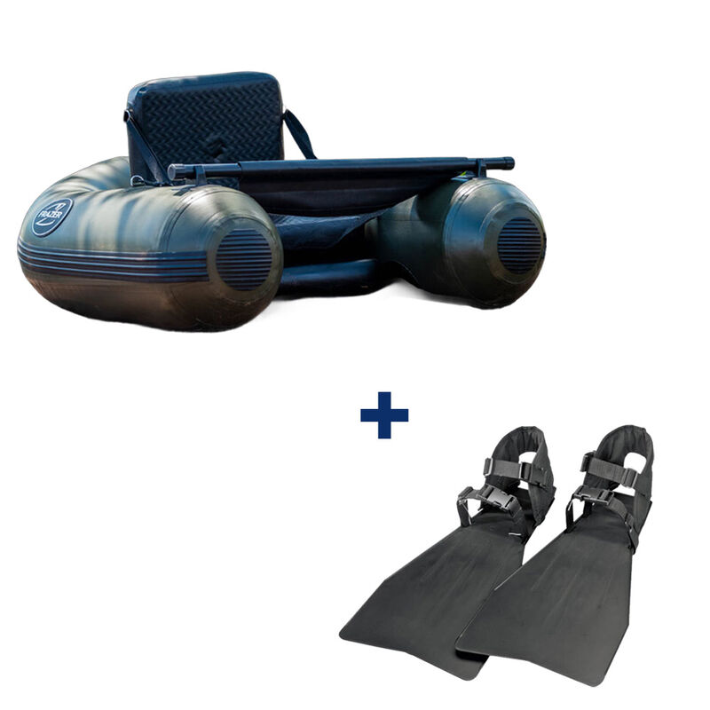 Pack Float Tube Frazer Ranger Evo 150 + Palmes - Packs | Pacific P&ecirc;che