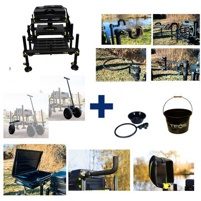 Pack Station TS1 Premium + Kit Chariot 4 Roues - Packs | Pacific Pêche