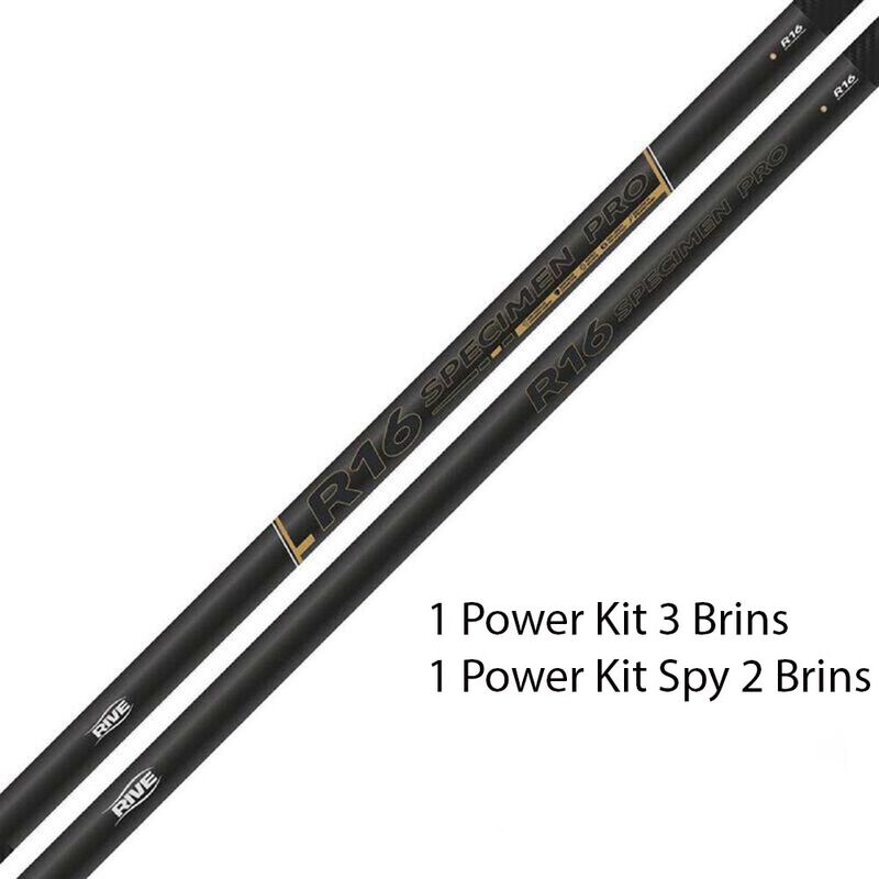 Pack Rive R16 Specimen Pro + Power Kit Spy 2 brins+ Power Kit 3 brins - Packs | Pacific P&ecirc;che