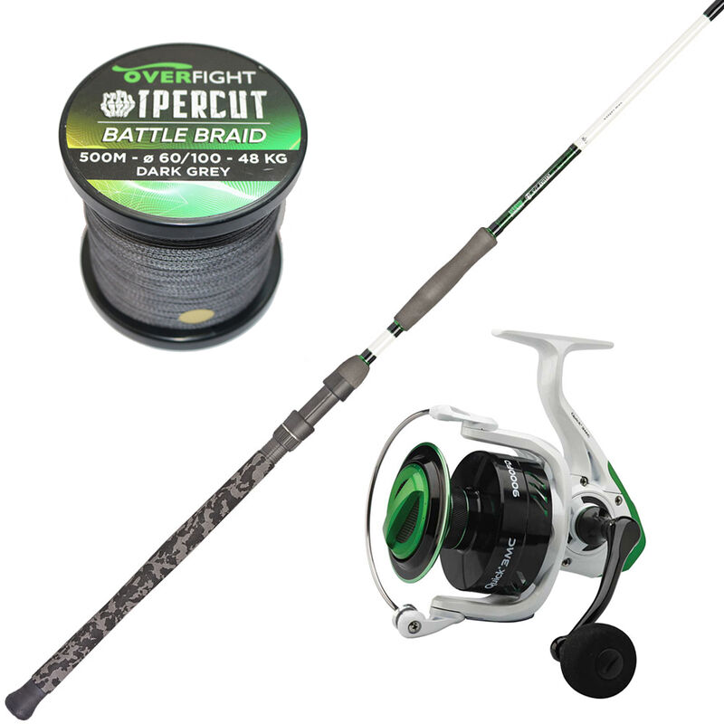 Combo Bouée White Deluxe G2 3m20 + MC 9000 FD + Tresse - Packs et ensembles | Pacific Pêche
