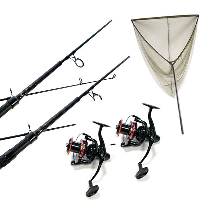 Pack 2 Nomad XTR 10 3.5lbs + 2 Nomad Xtr 5000 Fd + Epuisette - Cannes | Pacific Pêche