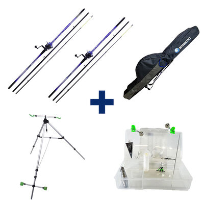 Pack Element Surf 450 + Surf Box + Trepied Surf + Fourreau Surf - Packs et ensembles | Pacific P&ecirc;che