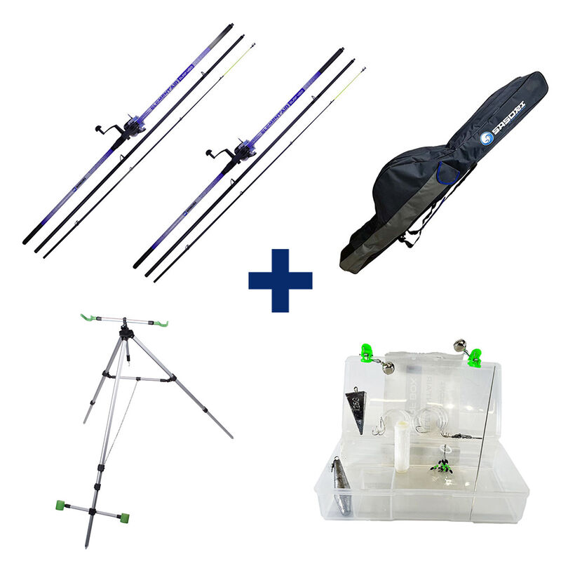 Pack Element Surf 450 + Surf Box + Trepied Surf + Fourreau Surf - Packs et ensembles | Pacific P&ecirc;che