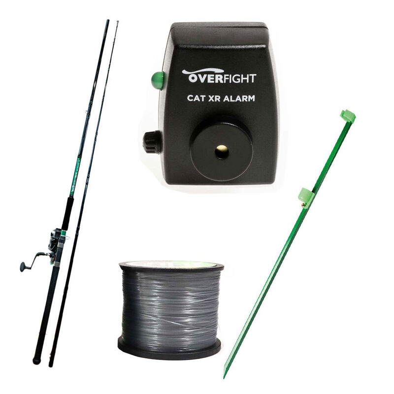 Pack Silure Combo Overfight Tank Allround CS 3m, Max 600g + Fil + Pique + Détecteur - Packs et ensembles | Pacific Pêche
