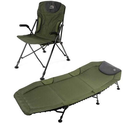 Pack confort mack2 bedchair + level chair carp addict - Packs | Pacific Pêche
