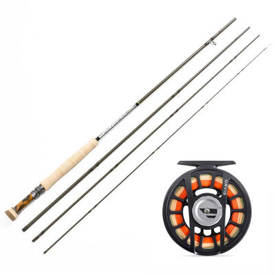 Pack Canne Mouche Orvis Recon Freshwater 10' soie 2 + Moulinet Orvis Hydros 1 Black Nickel - Packs | Pacific Pêche