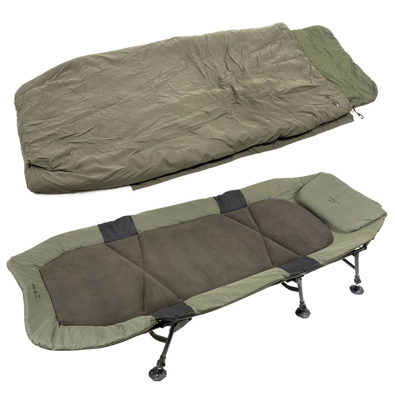 Pack Mack2 Xanthor XS Bedchair + Air Tech Sleeping Bag S3 - Packs | Pacific Pêche