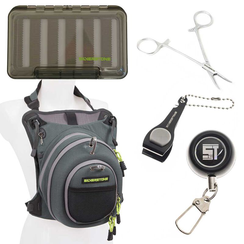 Pack bagagerie mouche silverstone chest pack + outils + boite &agrave; mouches - Packs | Pacific P&ecirc;che