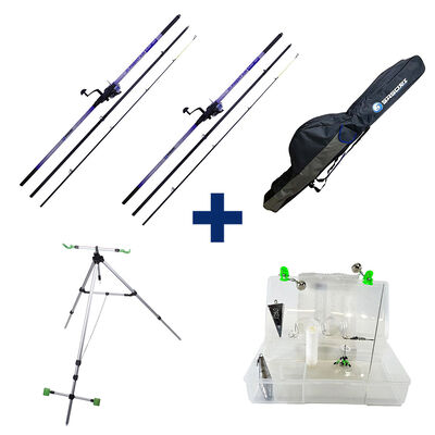 Pack Element Surf 420 + Surf Box + Trepied Surf + Fourreau Surf - Packs et ensembles | Pacific P&ecirc;che