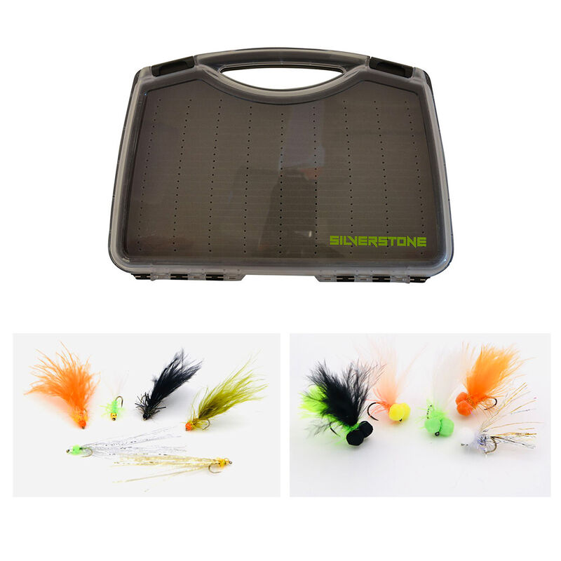 Pack SILVERSTONE 6 streamers + 6 boobies + boite - Packs | Pacific P&ecirc;che