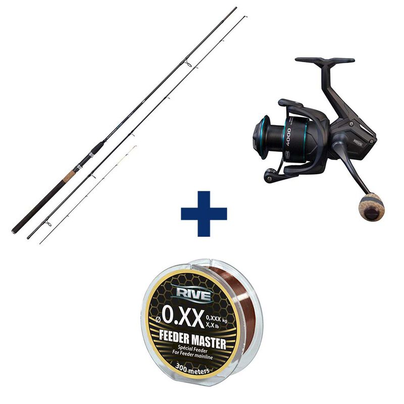 Pack Smart Feeder Evolution 3m30  + Moulinet 4000 + Fil - Pack feeder | Pacific Pêche