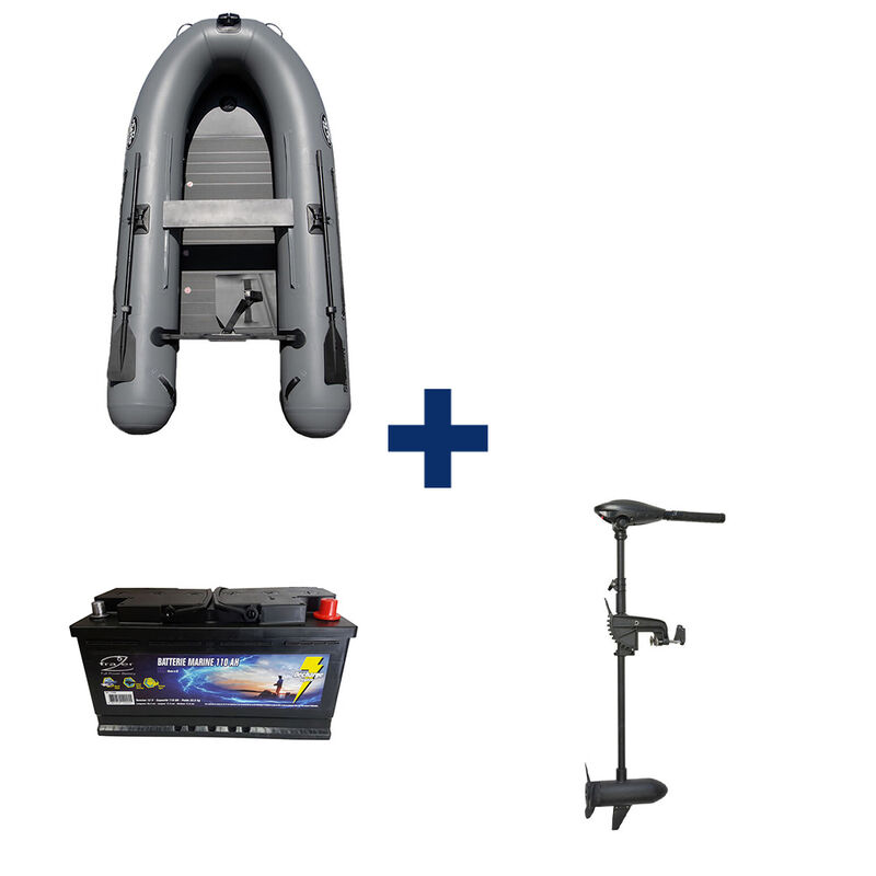 Pack Session 290 + Moteur 55 Lbs et Batterie 110 Ah - Packs | Pacific Pêche