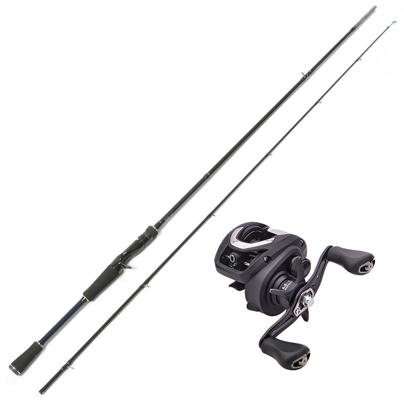 Canne Casting Major Craft Baspara 2.06m, 7-28g + Moulinet Daiwa Fuego CC 80 HSL - Packs et ensembles | Pacific P&ecirc;che