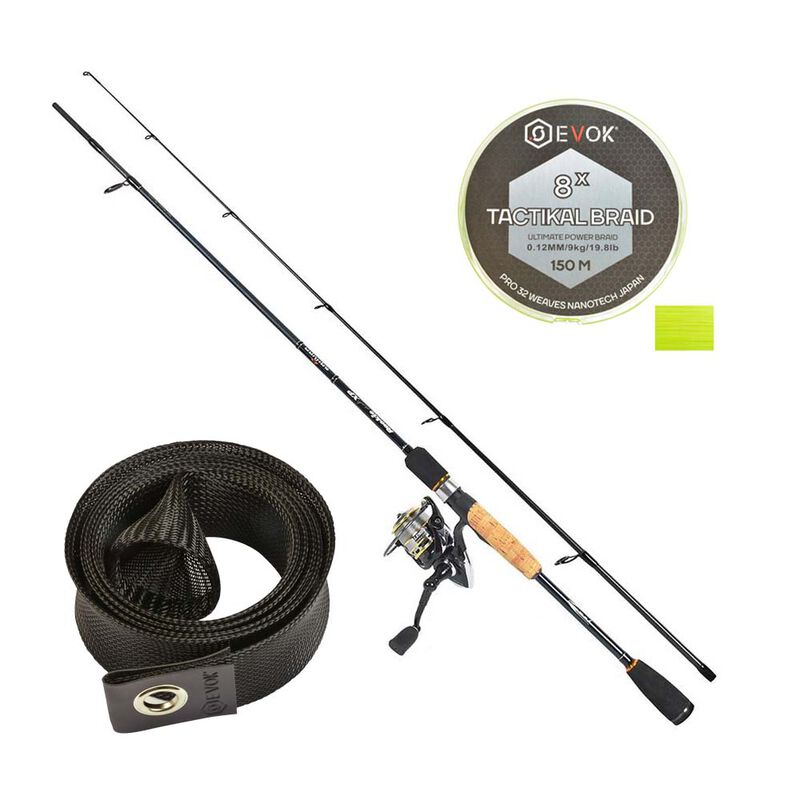 Ensemble Spinning Sakura + Tresse Evok + Rod Sock Offerte - Packs et ensembles | Pacific P&ecirc;che