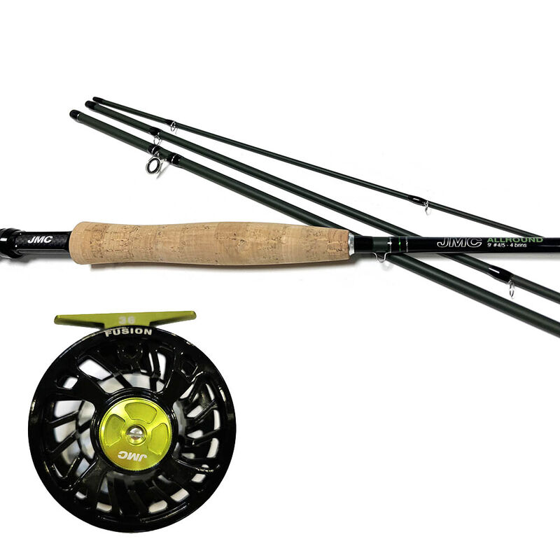 Pack mouche canne Allround 9' soie 5  + Moulinet 46 - Ensembles | Pacific P&ecirc;che