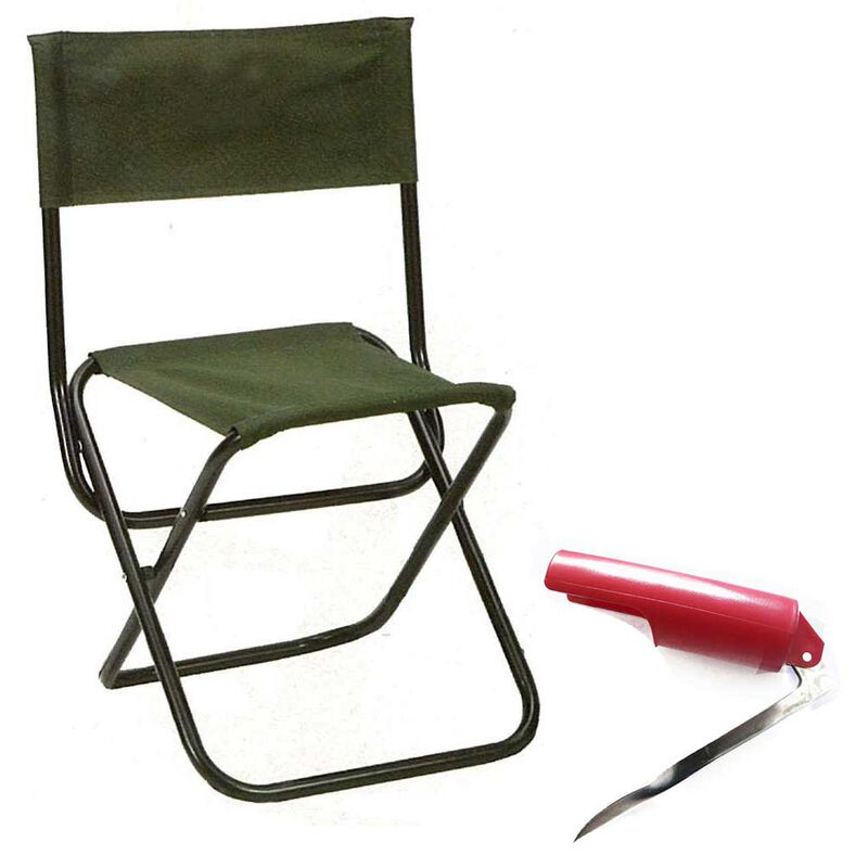 Siège Redfish Pliant + 4 Piques - Outils, Accessoires, Epuisettes | Pacific Pêche