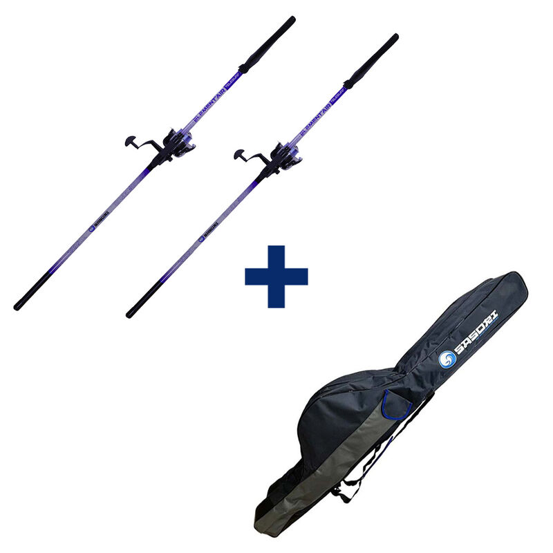 Pack 2 Combos Telesurf 3m90 + Fourreau - Packs et ensembles | Pacific Pêche