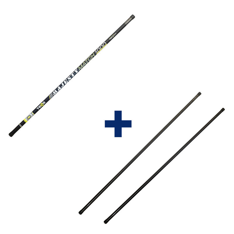 Pack Teos Slimshot Match 1000 + 2 Tops - Packs | Pacific P&ecirc;che