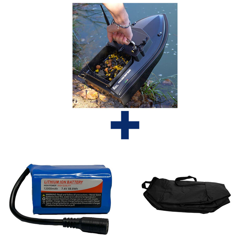 Pack Process Bait Boat + Batterie12000 mAh + Sac - Appâts / Bateaux amorceur / Spodding | Pacific Pêche