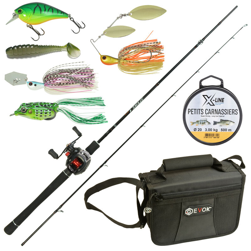 Pack complet Carnassier pêche au leurre casting 7-28g - Packs Casting | Pacific Pêche