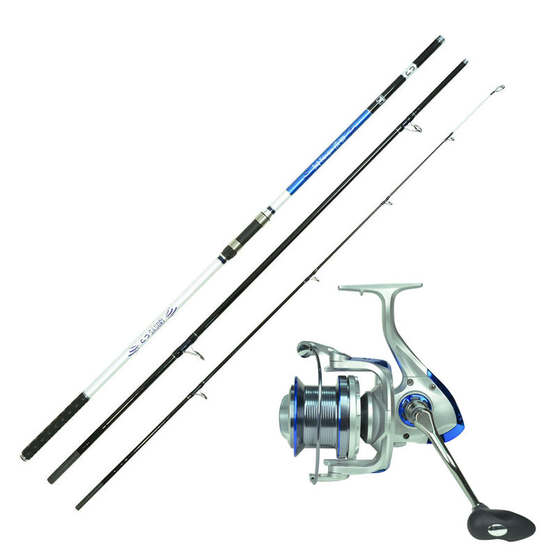 Pack Surfcasting 4.20m, 100-200g + Moulinet Sasori Surf 9000 - Packs et ensembles | Pacific Pêche