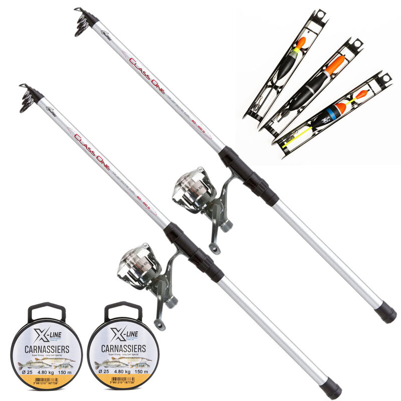 Pack P&ecirc;che au vif Class One Brochet 2 Cannes - Packs et ensembles | Pacific P&ecirc;che