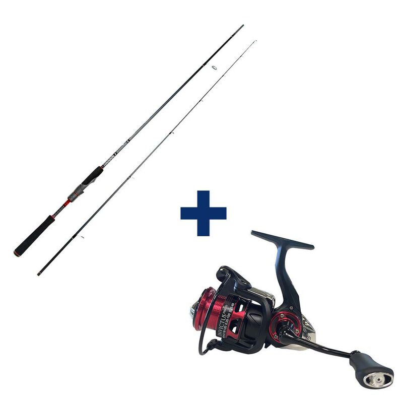 Pack Canne Evok Invictus V2 1.83m, 7-21g + Moulinet Invictus 2500Fd - Packs et ensembles | Pacific Pêche