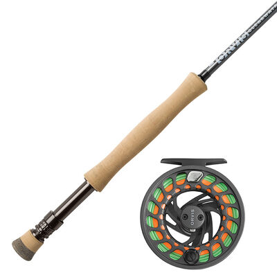 Ensemble orvis canne clearwater 10' soie 7 + moulinet clearwater gray 4 - Packs | Pacific Pêche