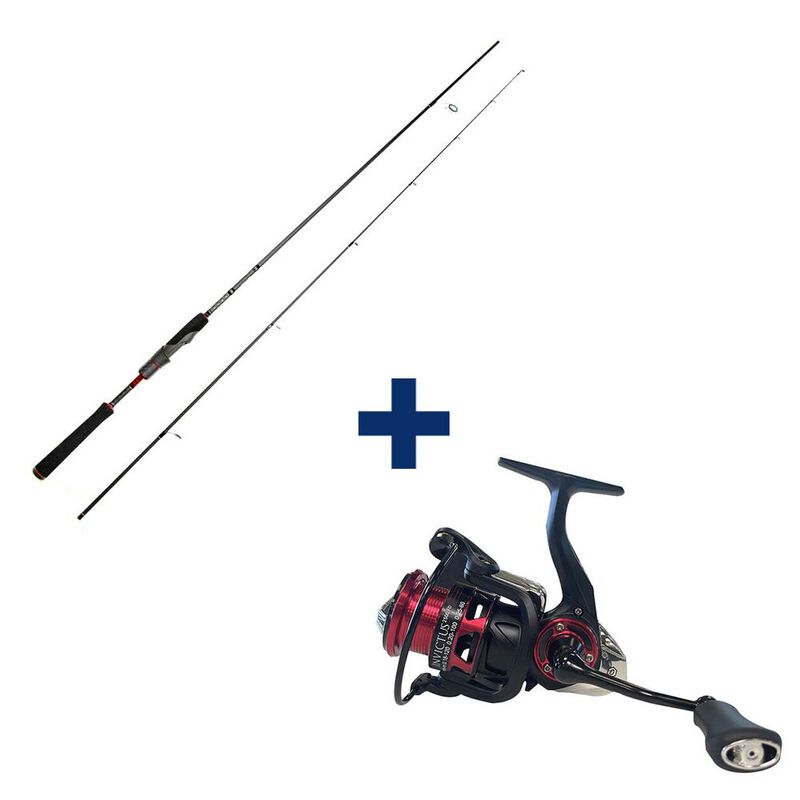Pack Canne Evok Invictus V2 2.19m, 14-42g + Moulinet Invictus 4000Fd - Packs et ensembles | Pacific P&ecirc;che