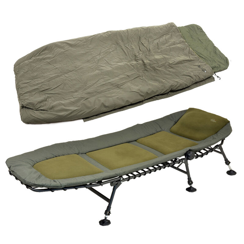 Pack Mack2 Stormer Bedchair + Air Tech Sleeping Bag S4 - Packs | Pacific Pêche