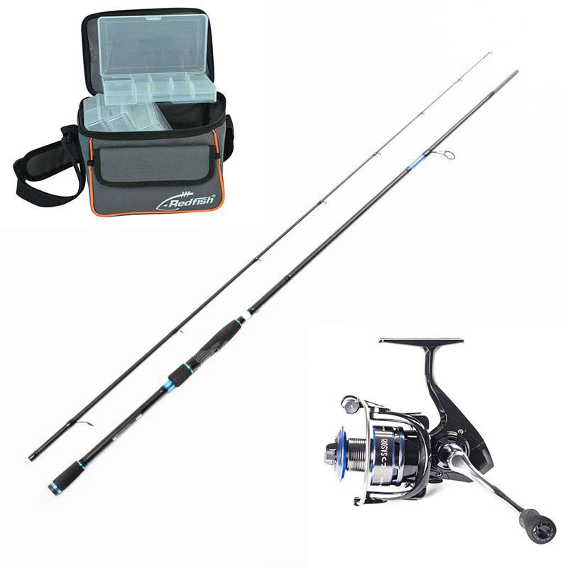 Pack lancer Canne Qualium 772HS + moulinet magnetix 2500 + sac redfish 4 boites - Packs et ensembles | Pacific P&ecirc;che