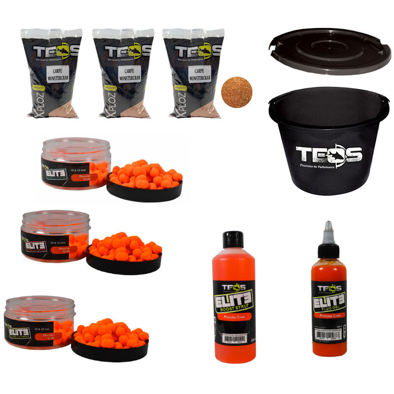 Pack Appâts Teos Monster Crab - Pack feeder | Pacific Pêche
