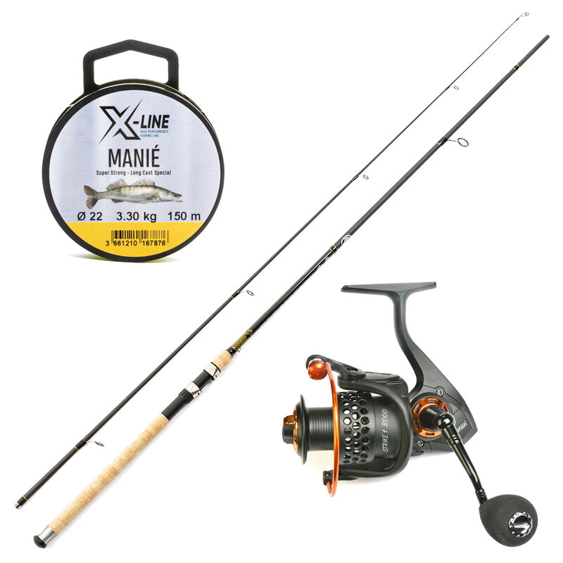 Pack carnassier manie Redfish Impact 2.75m 10-45g + Strike 1 3000 fx + Nylon - Packs Spinning | Pacific Pêche