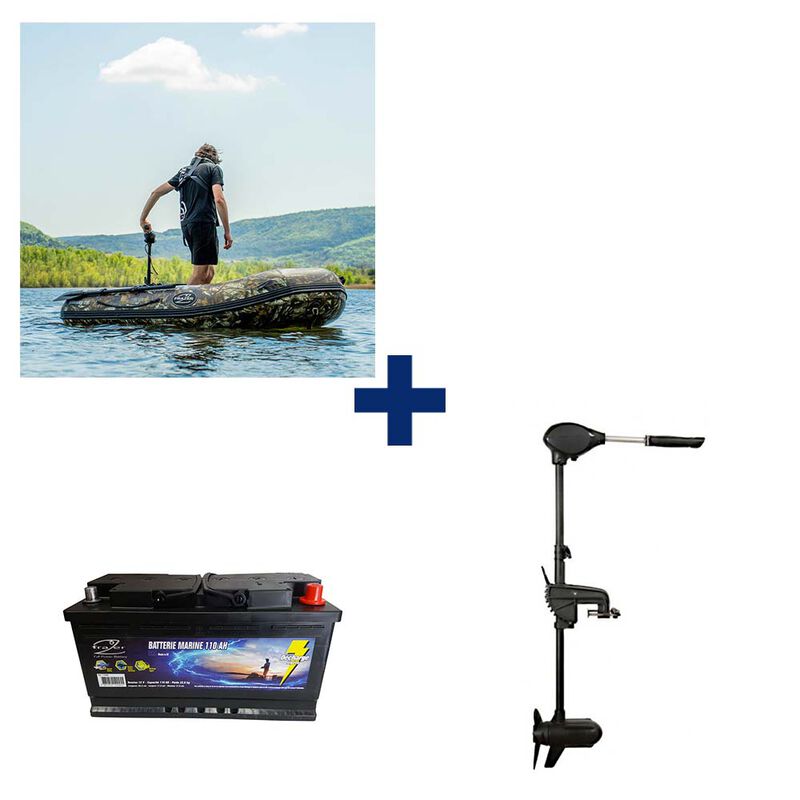 Pack Kommando 270 + Moteur 65 Lbs + Batterrie - Packs | Pacific Pêche