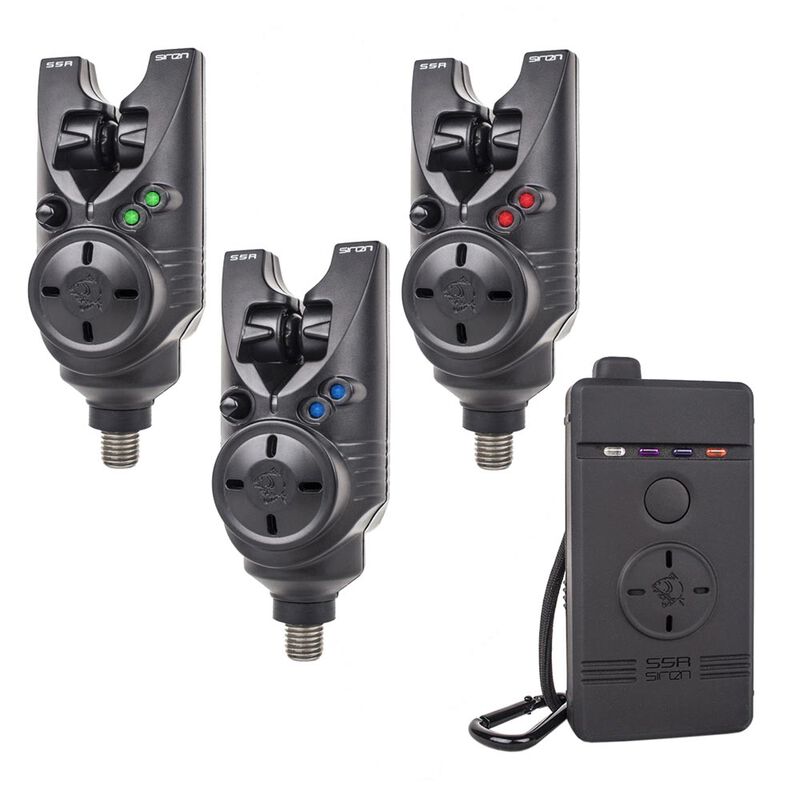 Pack detecteur nash siren s5r + centrale (vert, bleu, rouge) - Détections | Pacific Pêche