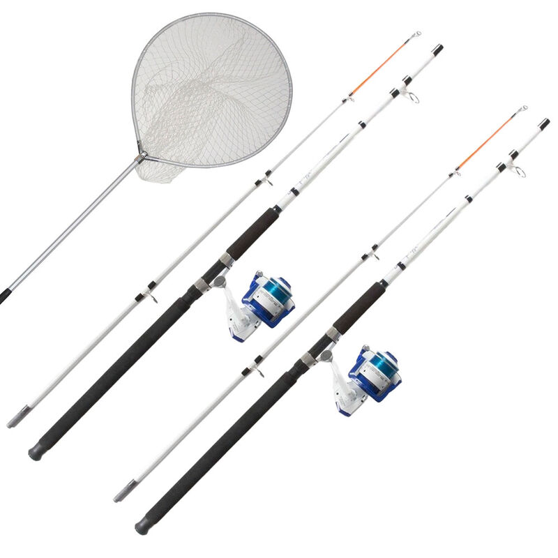 Pack Mitchell 2 Combo Neuron Light Boat 2m10 80-150g + Epuisette Mer 190 - Packs et ensembles | Pacific Pêche