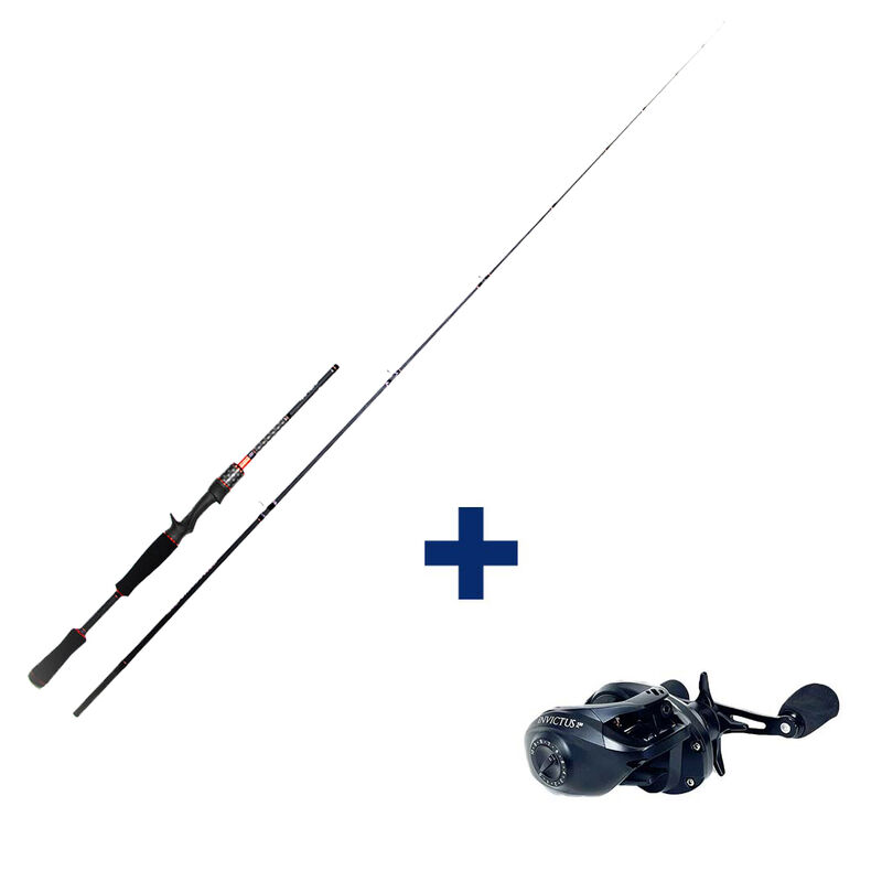 Pack Canne Evok Invictus V2 1.96m, 7-21g + Moulinet Casting Invictus 150HL - Packs et ensembles | Pacific Pêche